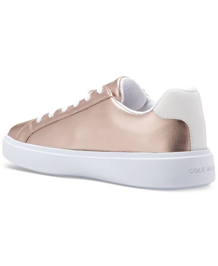 Cole Haan Women's Grand Crosscourt Daily Lace-Up Low-Top Sneakers - Pink - 9.5M