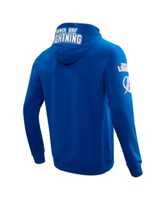 Men's Blue Tampa Bay Lightning Classic Chenille Full-Zip Hoodie Jacket