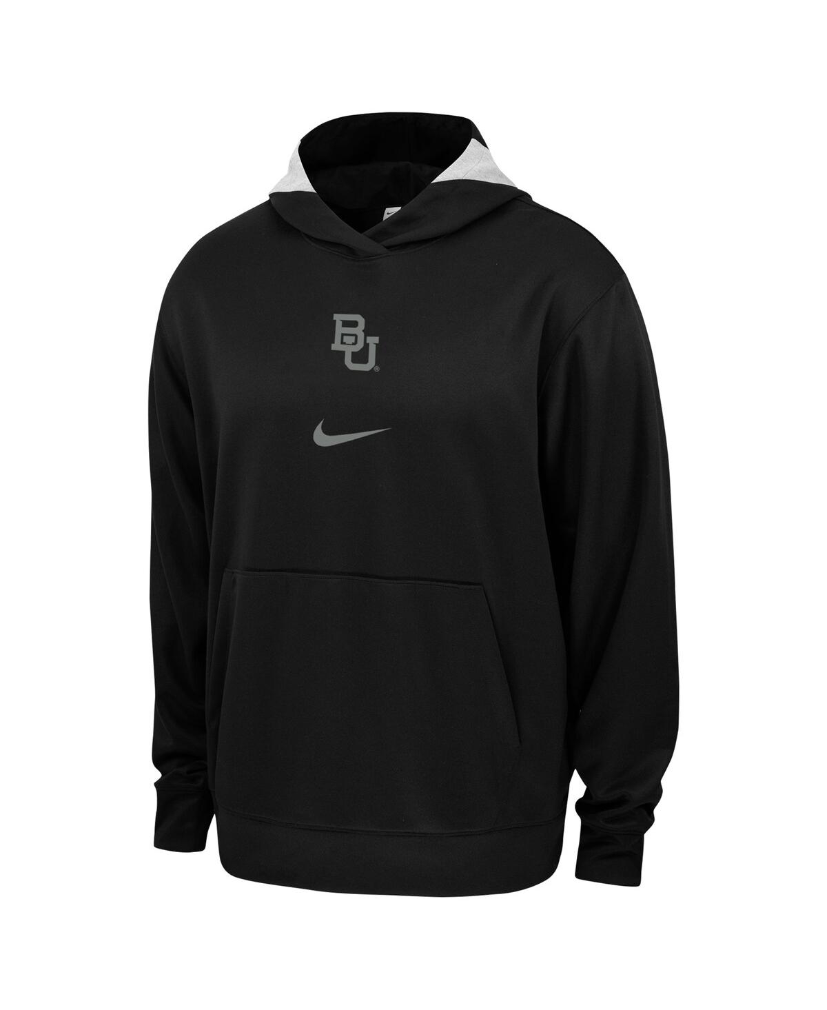 Men's NikeBaylor Bears Basketball Spotlight Performance Pullover Hoodie - Black