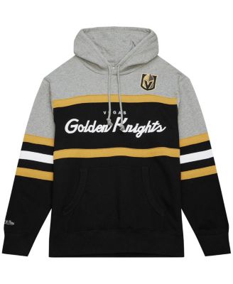 Men's Black, Gray Vegas Golden Knights Head Coach Pullover Hoodie