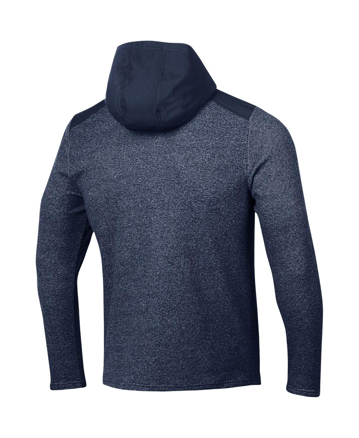 Men's Under ArmourAuburn Tigers Survivor Fleece Hoodie Quarter-Zip Jacket - Navy