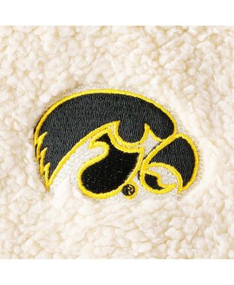 Women's Natural Iowa Hawkeyes Everest Half-Zip Sweatshirt
