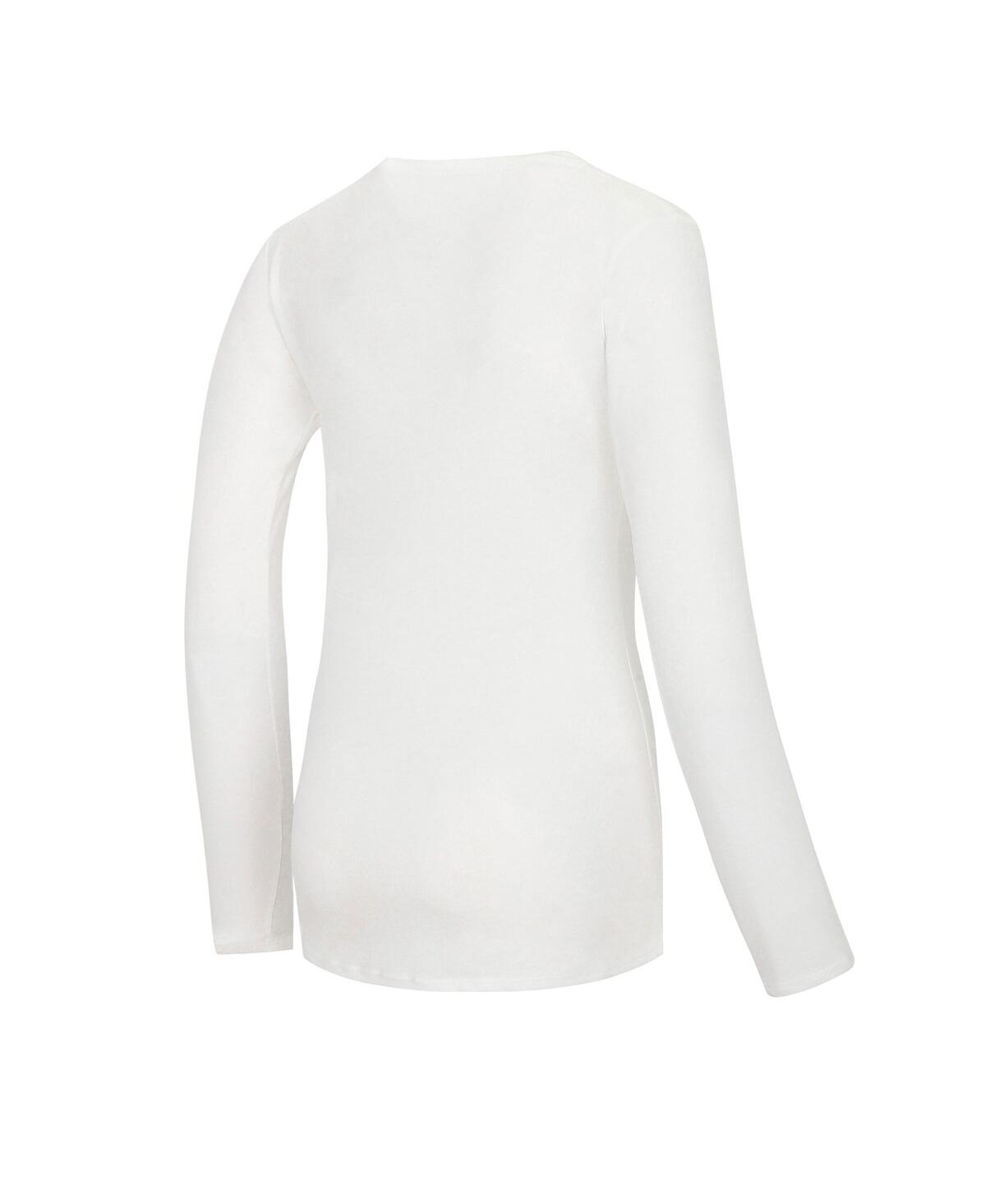 Women's Concepts Sport Scarlet Nebraska Huskers Long Sleeve V-Neck T-shirt and Gauge Pants Sleep Set - Scarlet