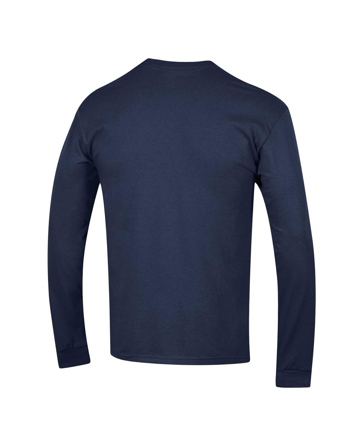 Men's ChampionArizona Wildcats Basketball Icon Long Sleeve T-shirt - Navy
