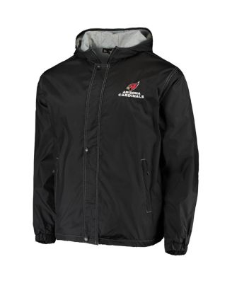 Men's Black Arizona Cardinals Logo Legacy Stadium Full-Zip Jacket