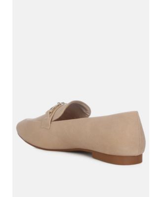 tassilo timeless faux leather horsebit loafers