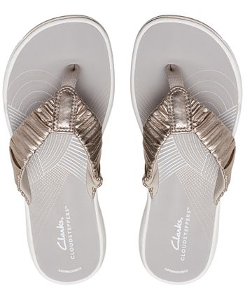 Clarks Women s Breeze Rae Slip On Thong Sandals Macy s