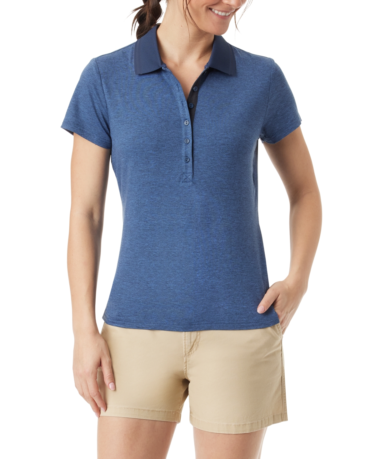 Bass Outdoor Women's Performance Polo T-Shirt - EBB  FLOW