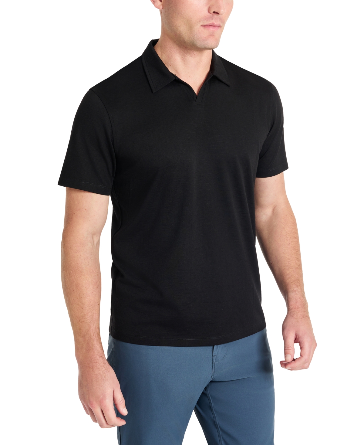 Men's Johnny Collar Polo - Teal