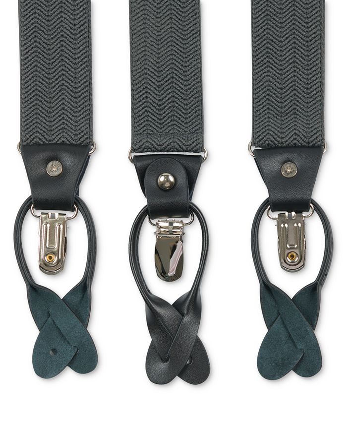 ConStruct Men's Herringbone Suspenders Macy's