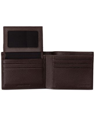 Men's Pebbled Leather Billfold  