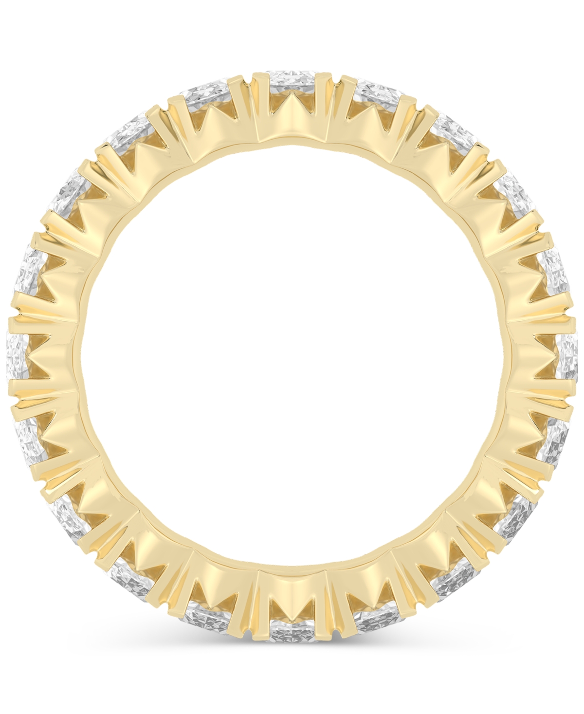 Diamond Oval-Cut Eternity Band (4 ct. t.w.) in 14k Gold (Also in Platinum)