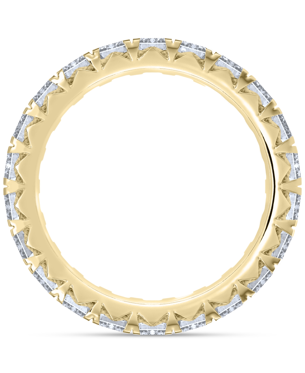 Diamond Emerald-Cut Eternity Band (4 ct. t.w.) in 14k Gold (Also in Platinum)
