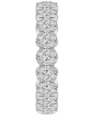 Diamond Oval-Cut Eternity Band (3 ct. t.w.) in 14k Gold (Also in Platinum)