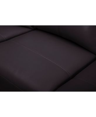 Addyson 117" 6-Pc. Leather Sectional with 3 Zero Gravity Recliners with Power Headrests & 1 Console