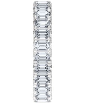 Diamond Emerald-Cut Eternity Band (3 ct. t.w.) in 14k Gold (Also in Platinum)