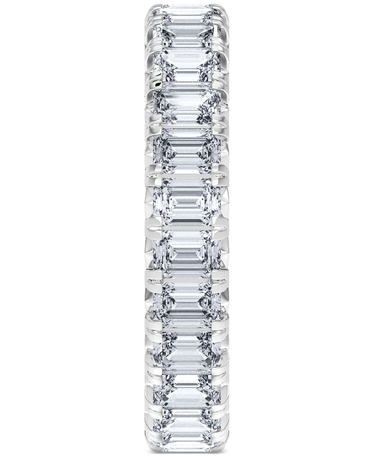 Diamond Emerald-Cut Eternity Band (3 ct. t.w.) in 14k Gold (Also  - Platinum