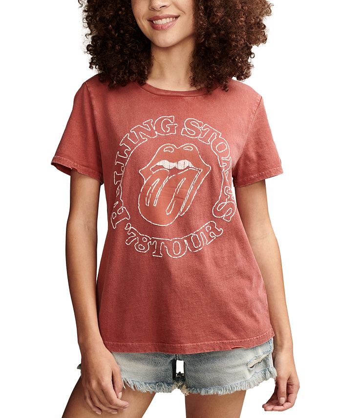 Lucky Brand - Women's Rolling Stones '78 Tour Cotton T-Shirt