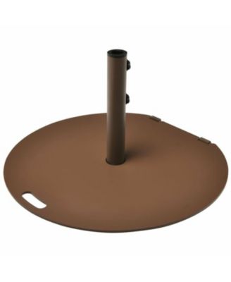 Slickblue - 50 lbs Umbrella Base Stand with Wheels for Patio Brown