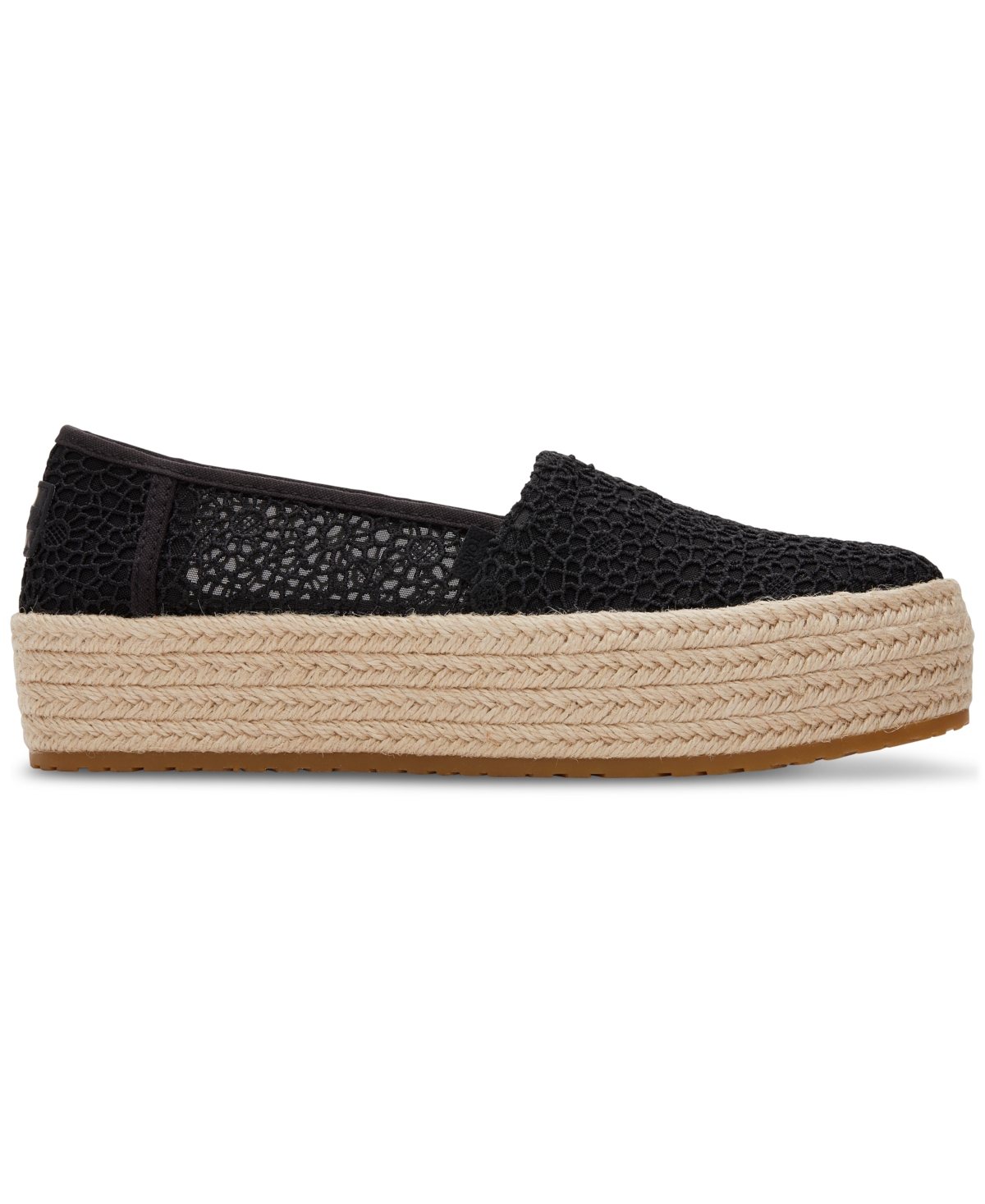 TOMS WOMEN'S VALENCIA MOROCCAN CROCHET PLATFORM ESPADRILLES 