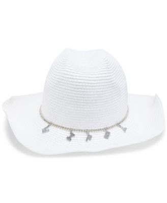 Bellissima Millinery Collection - Women's Wifey Rhinestone Cowgirl Hat