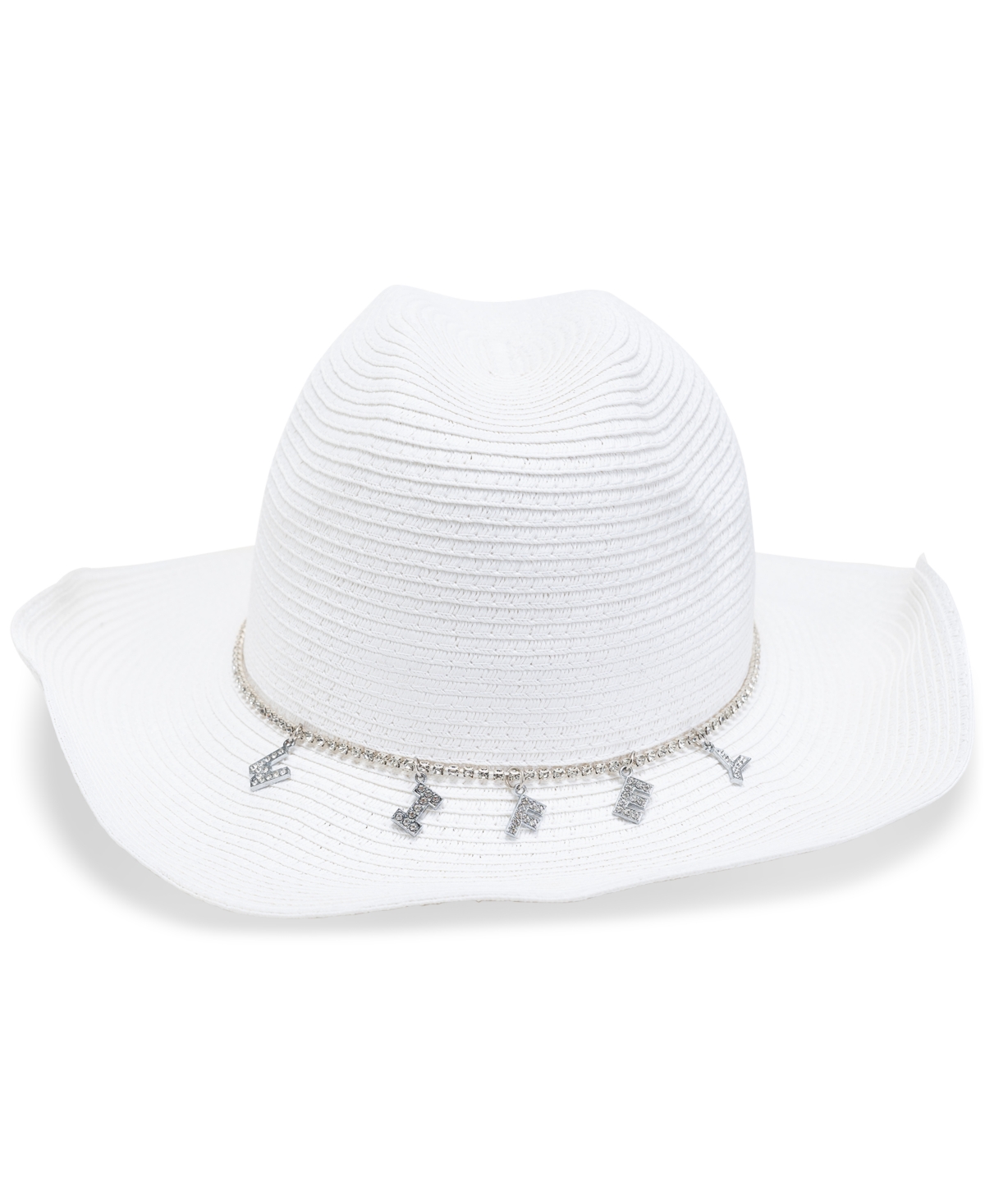 Women's Wifey Rhinestone Cowgirl Hat - White