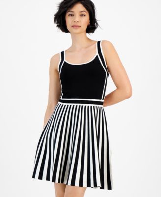 amazon blue and white dress Millà Women's Wonderful A-line Maxi - Size:6 UK / 7 US Sweet 16 Dresses featuring a flattering neckline Linen-Blend Cutout Midi Dress