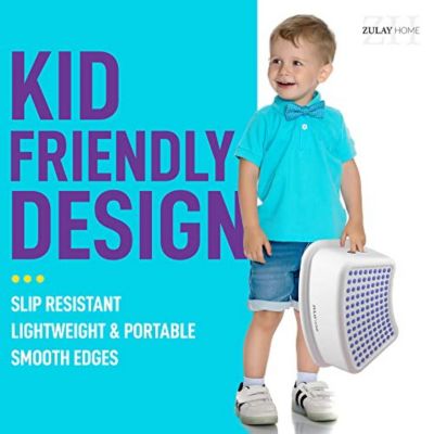 Kids Step Stools for Bathroom Sink with Anti-Slip Surface and Base