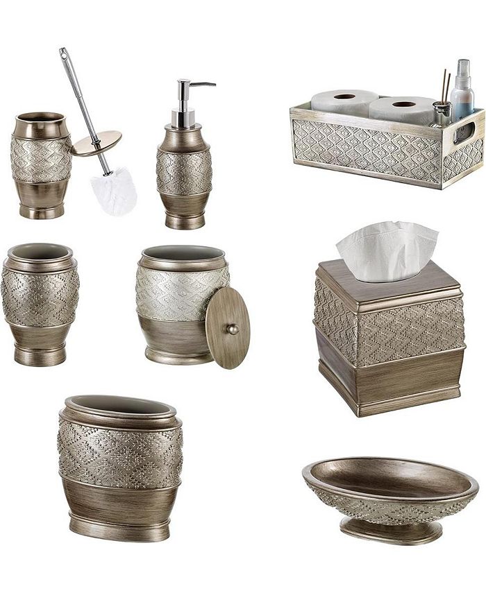 Set accessori bagno 4 pezzi oceano