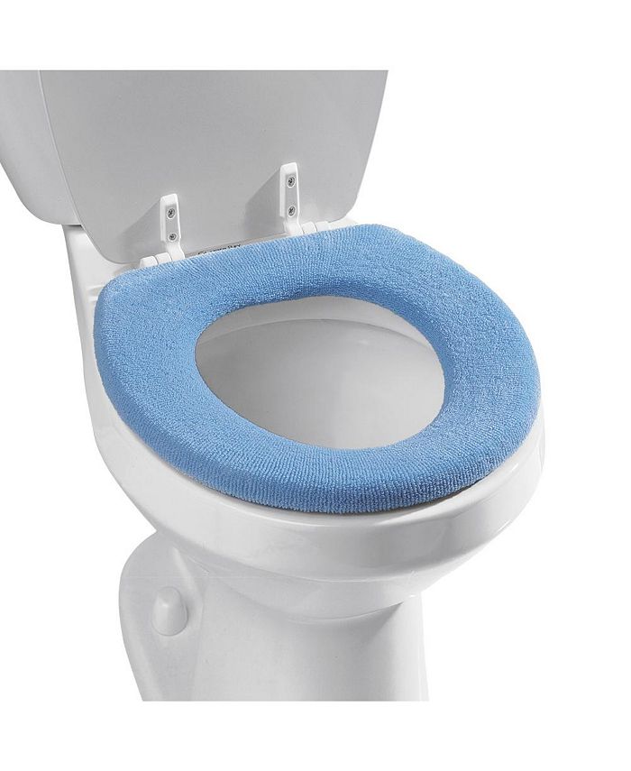 Collections Etc Soft n Comfy Cloth Toilet Seat Cover, Washable Macy's