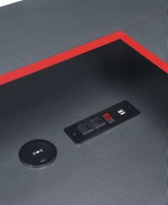 Office Star 36" Metal Disruptor L-Shape Gaming Desk