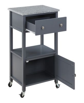 Office Star 36" Wood Fairfax Kitchen Cart