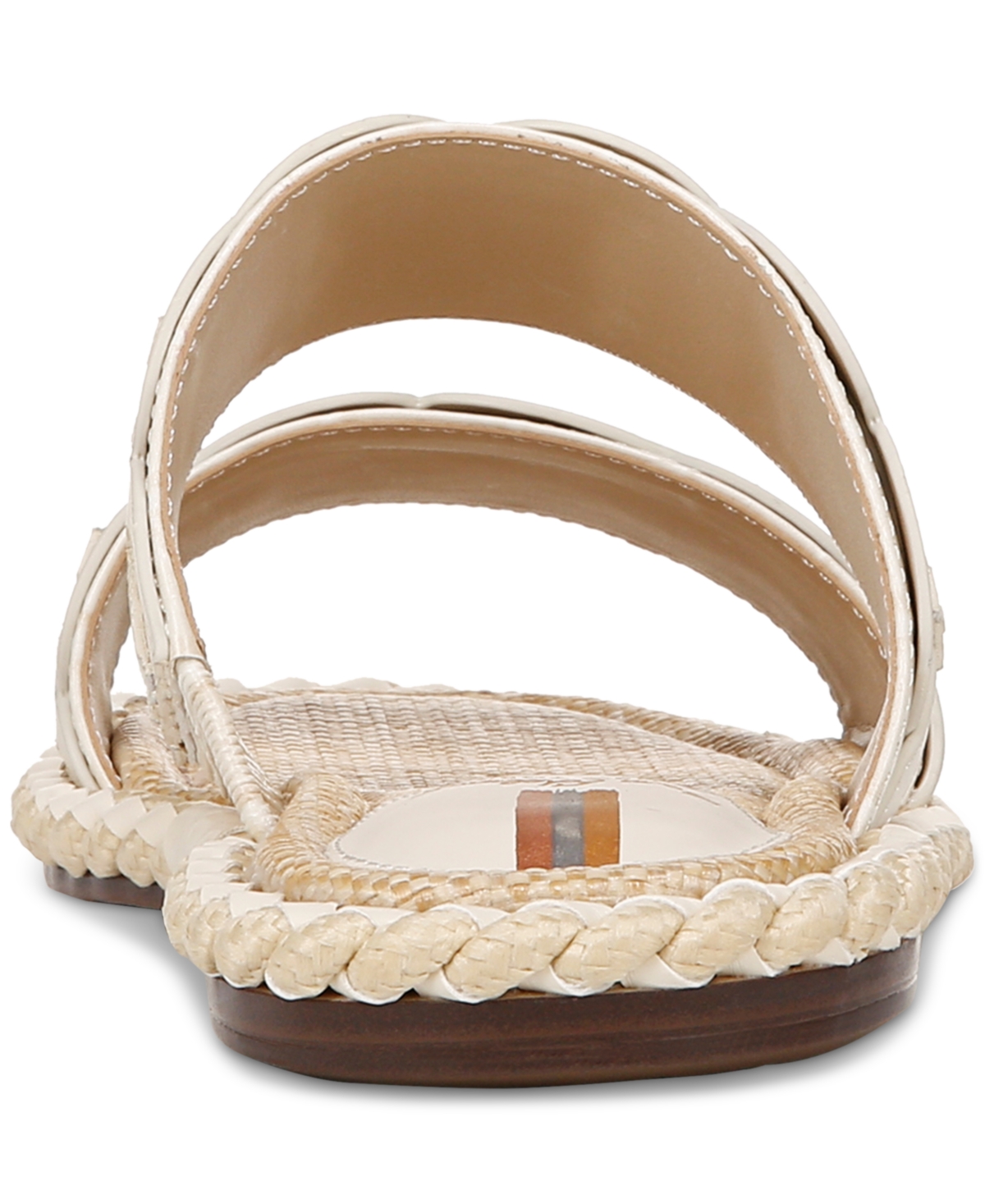 Sam Edelman Tatum Overlay Detail Double Band Flat Sandals