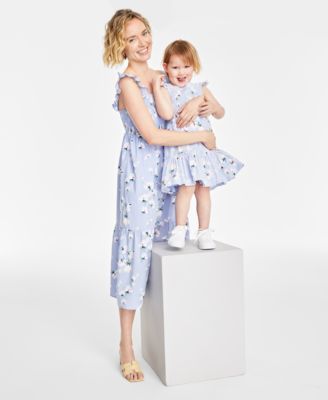 Mommy Me Cotton Smocked Midi Dress Created For Macys
