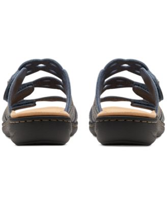 Laurieann Ruby Scalloped Twist Strap Slide Sandals