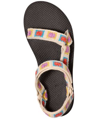 Teva Flatform Universal Crocheted Sandals