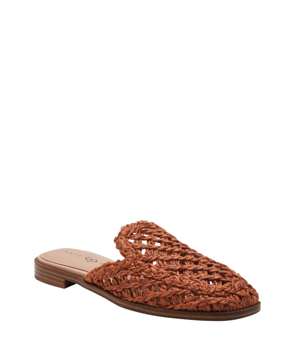 Katy Perry Women's Woven Slip-on Mules In Ginger Biscuit