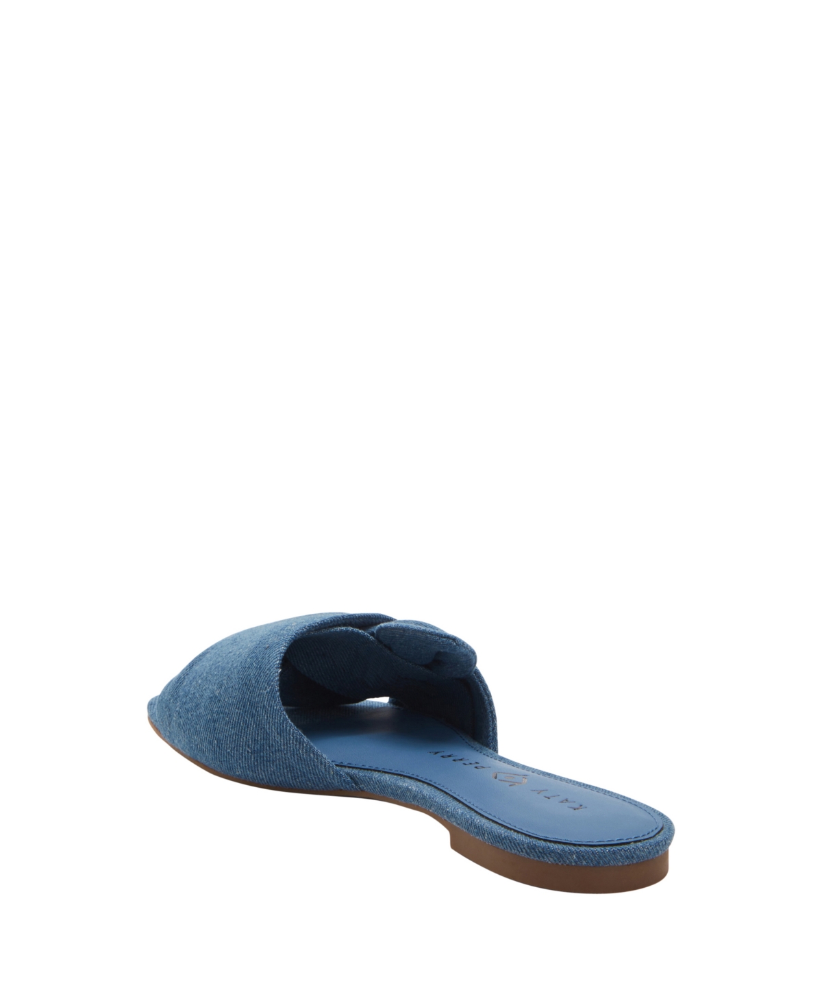 Katy Perry Women's The Halie Bow Sandals - Blue Denim- Cotton, Polyester