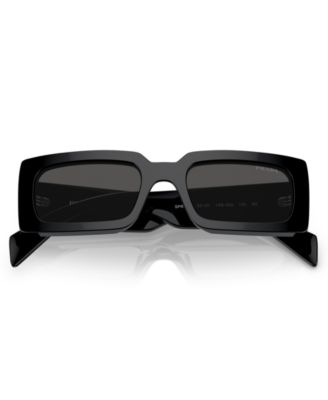 Lettering Rectangular Women's Sunglasses, PR A07S