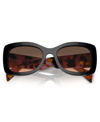 Lettering Oval Women's Sunglasses, PR A08S