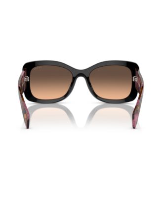 Lettering Oval Women's Sunglasses, PR A08S