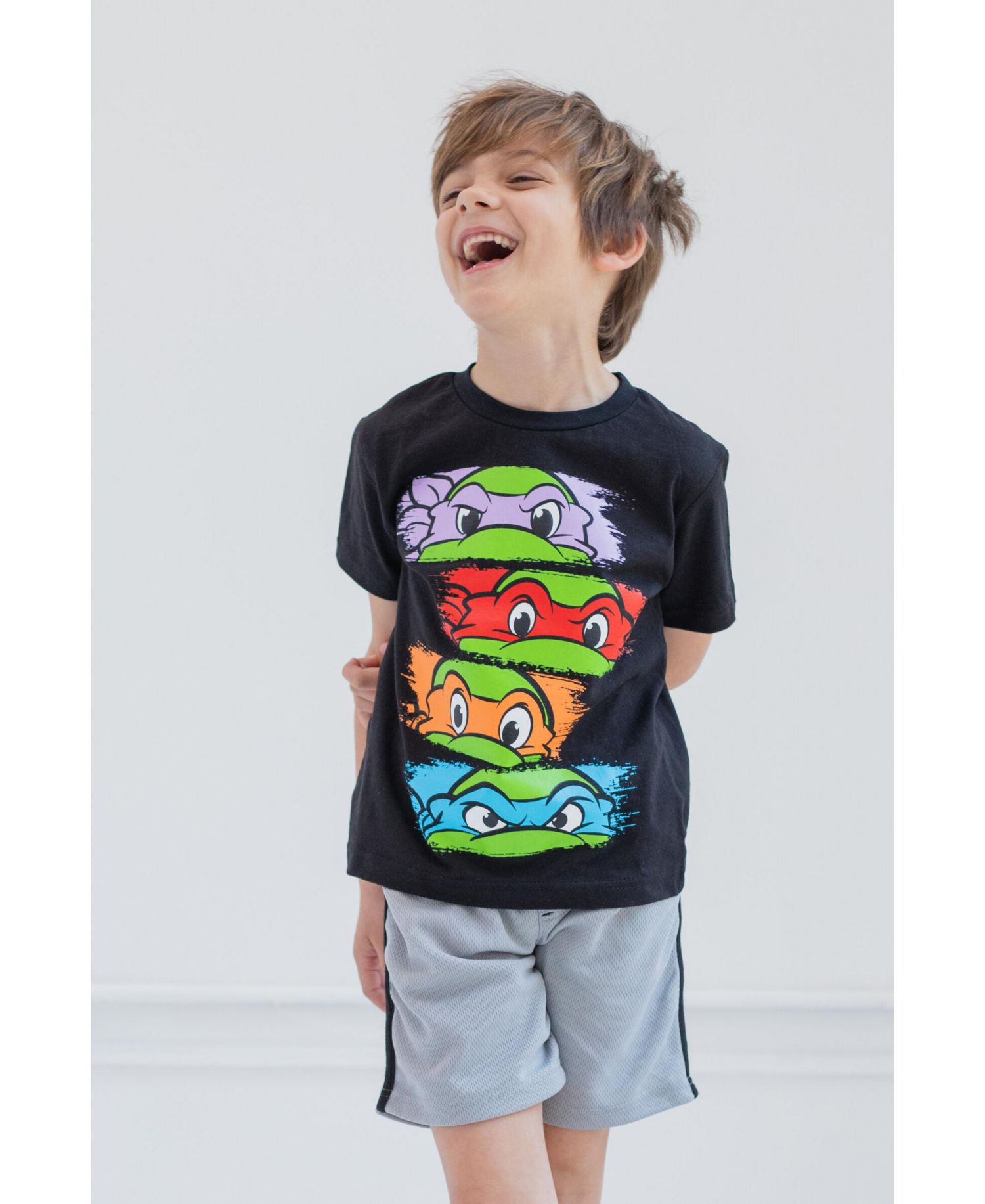 Little Boys Nickelodeon 3 Pack Short Sleeve Graphic T-Shirt Toddler|Child