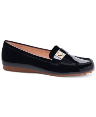 Black leather Kate selling Spade Loafers