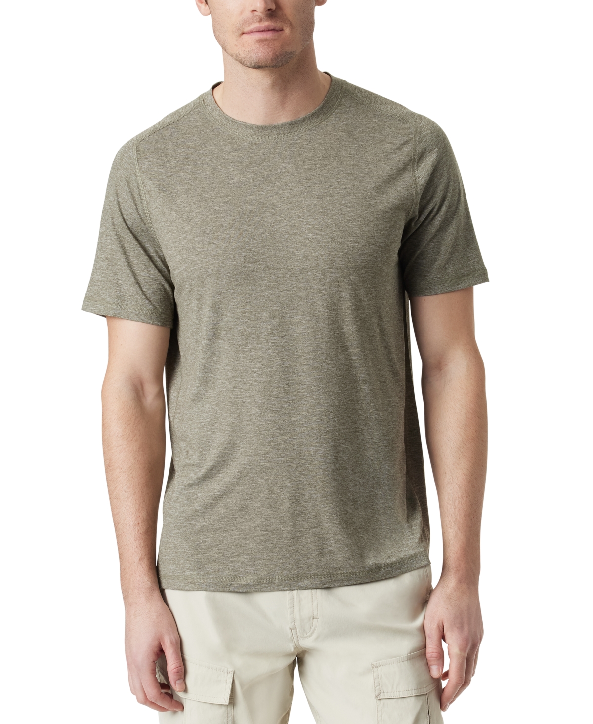 Shop Bass Outdoor Men's Micro Tech Performance T-shirt In Deep Lichen Green