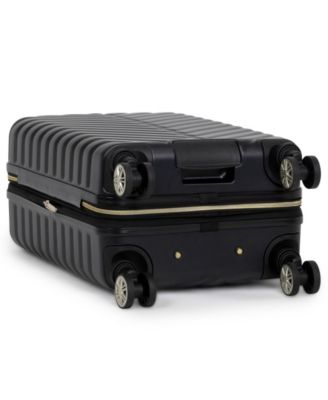 Madison Square Hardside Chevron Expandable Luggage, 2-Piece 20" Carry-On and Tote