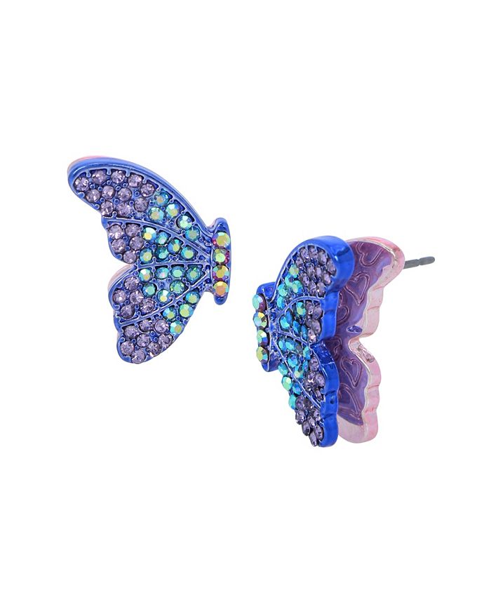 Butterfly wing stud earrings Clearance