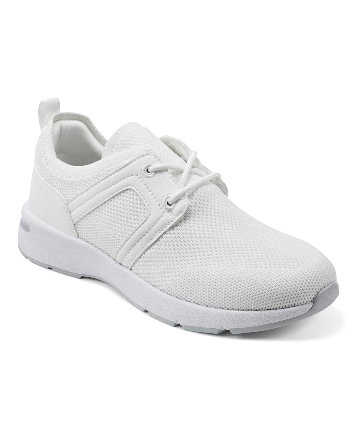 Women's Hellen Round Toe Lace-Up Casual Sneakers - White
