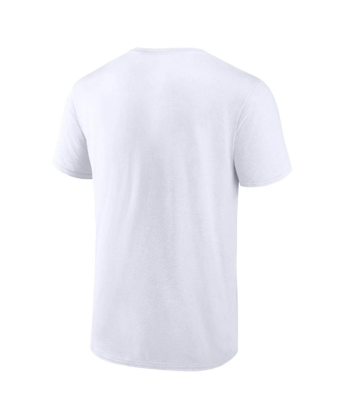 Fanatics Men's  White Los Angeles Chargers Team Lockup T-shirt In White