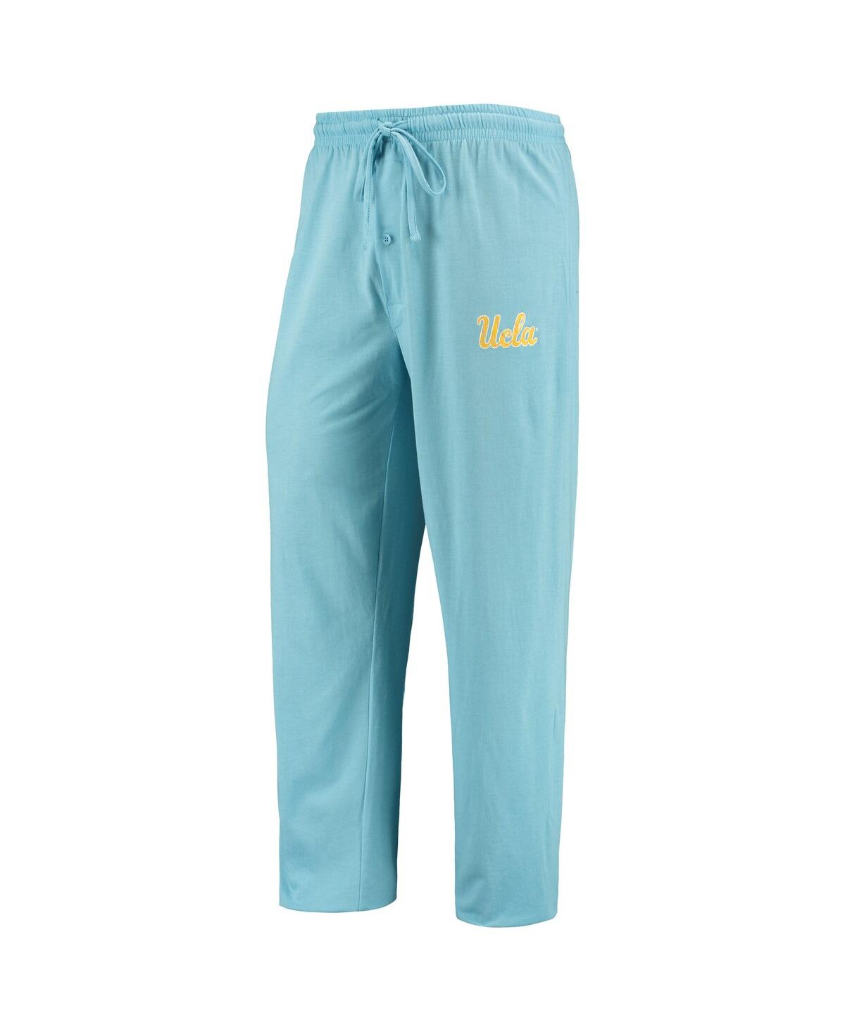 Concepts Sport Men's  Light Blue, Heathered Charcoal Distressed Ucla Bruins Meter Long Sleeve T-shirt In Light Blue,heathered Charcoal