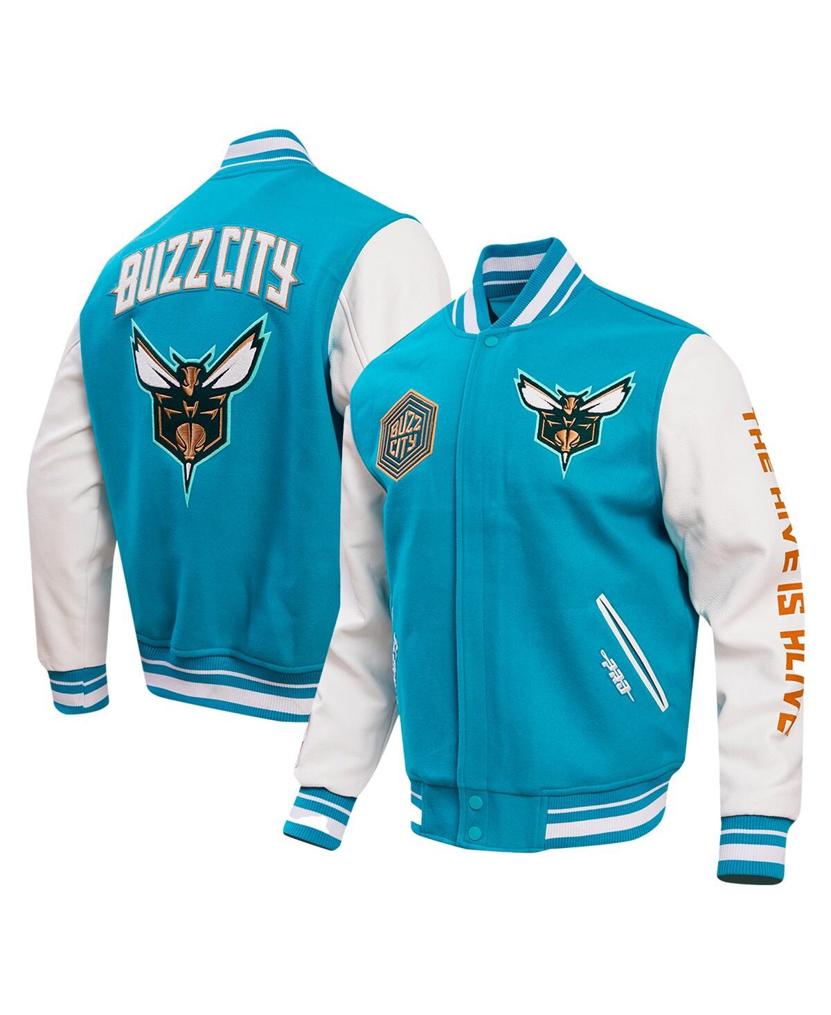 Shop Pro Standard Men's  Teal Charlotte Hornets 2023/24 City Edition Varsity Jacket
